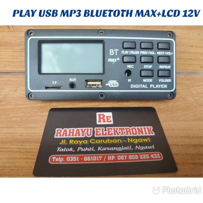 Gambar KIT MODUL MP3 PLUS BLUETOOTH MAX + LCD 12V - MP3 BT LCD dari Rahayu Elektro dan Sound undefined Tokopedia