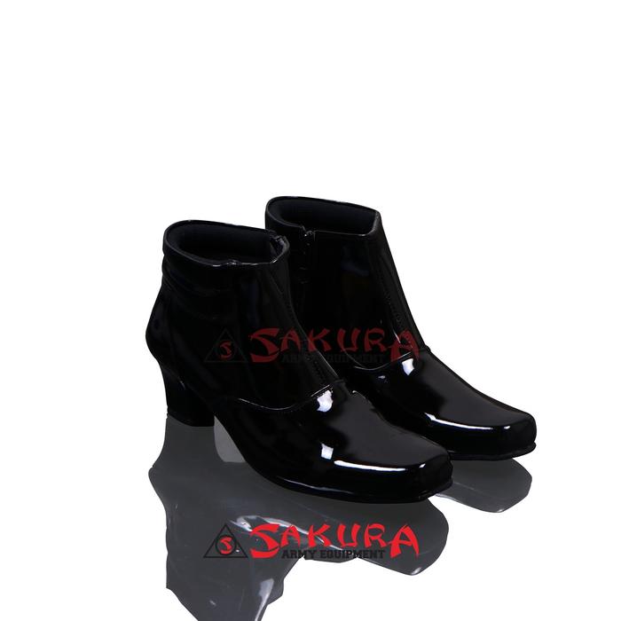 Gambar Sepatu PDH Sus Polwan Denawari Kilap Hak 5cm Sepatu Dinas Polwan - 40 dari SAKURA ARMY undefined Tokopedia
