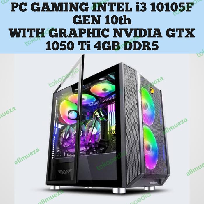 Gaming Pc 1050 Ti I5 9400f PC Rakitan Intel I5 9400F Gtx 1050 Ti