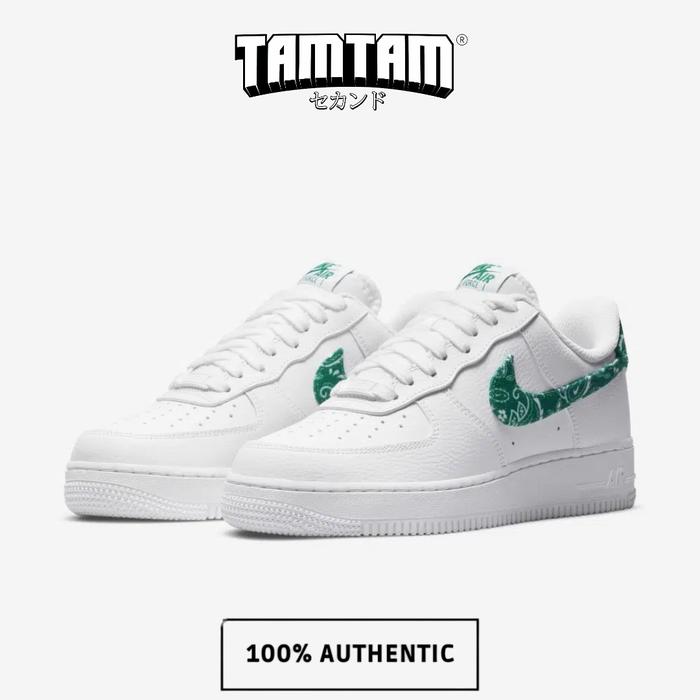 Nike Air Force Paisley Green 100% Original 36 di  Tokopedia