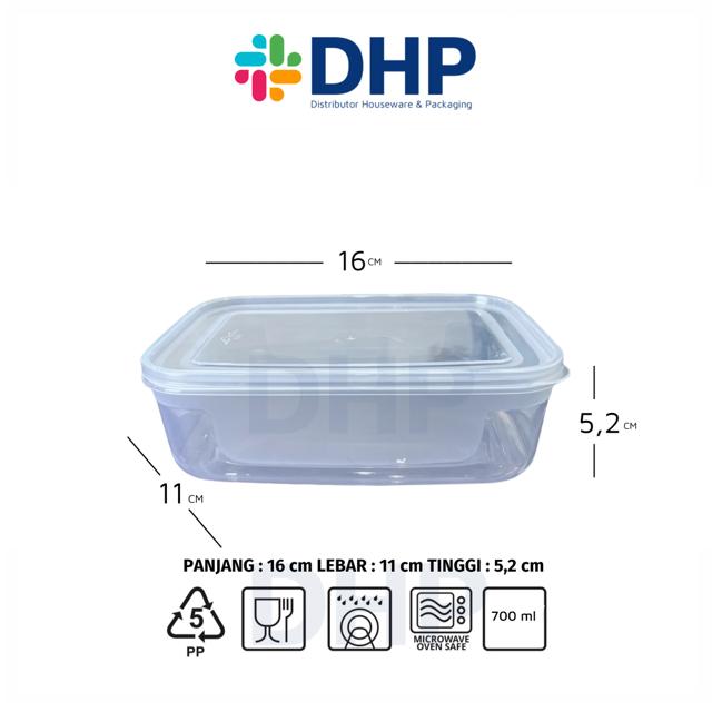 Gambar Kotak Makan All Size Food Container Ultrapack MutiarapacK KMP Box - 700 KMP dari DHP undefined Tokopedia