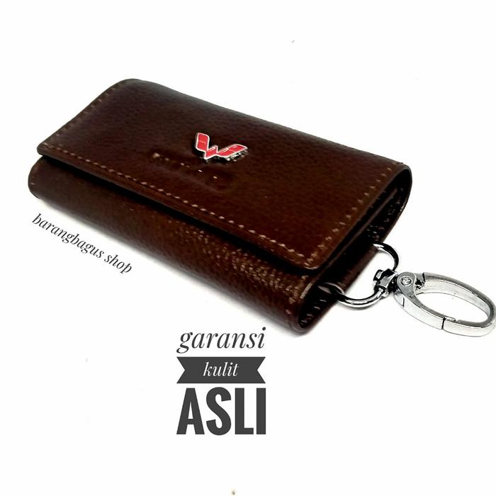 Gambar Dompet kulit STNK gantungan kunci Mobil Wuling (garansi kulit asli) - Cokelat dari barangbagus shop undefined Tokopedia
