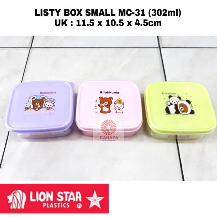 Gambar Listy Box Small MC-31 Lion Star Kotak Makan Anak Lunch Box Plastik dari Cahaya Houseware undefined Tokopedia