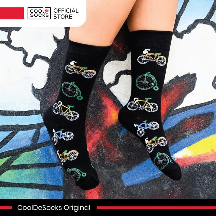 Gambar CoolDeSocks Original | Kaos Kaki Motif - Bicycle Collectors dari CoolDeSocks undefined Tokopedia