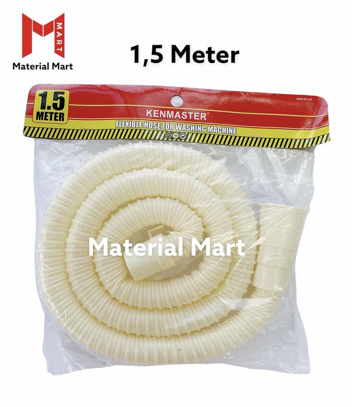 Gambar Selang Mesin Cuci 1,5M | Slang Pembuangan Air 2 Meter | Selang 3 Meter - 1,5 Meter dari Material Mart Indonesia undefined Tokopedia