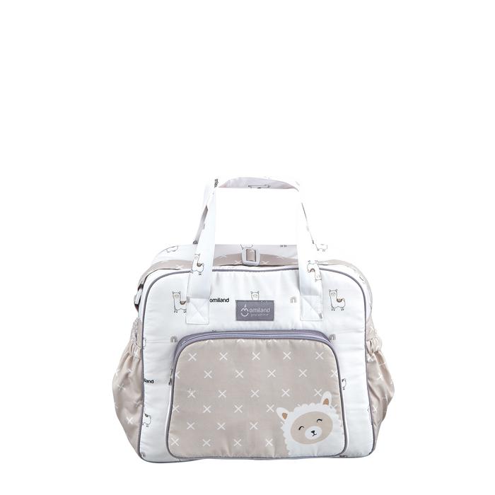Gambar Omiland Tas Perlengkapan Bayi Besar Alpaca Series | Omiland Diaper Bag - Cream dari jackjack_aomshop undefined Tokopedia