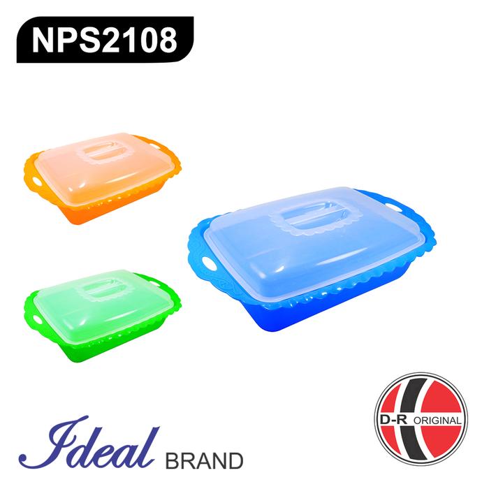Gambar IDEAL NPS2108 Basi / Prasmanan Tutup Segi (38Cm * 26Cm) - Tutup Bening dari IdealOfficial undefined Tokopedia