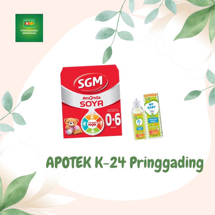 Gambar SGM ANANDA SOYA 0-6BLN 200GR + MY BABY MINYAK TELON PLUS 60ML dari @apotekk24pringgading undefined Tokopedia