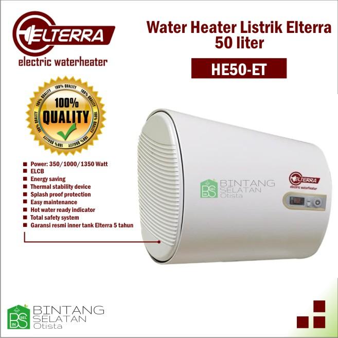 Jual WATER HEATER HANDAL ELTERRA/ PEMANAS AIR LISTRIK ELTERRA HE50 50 LITER  - Kota Bandung - Bintang Selatanbdg | Tokopedia