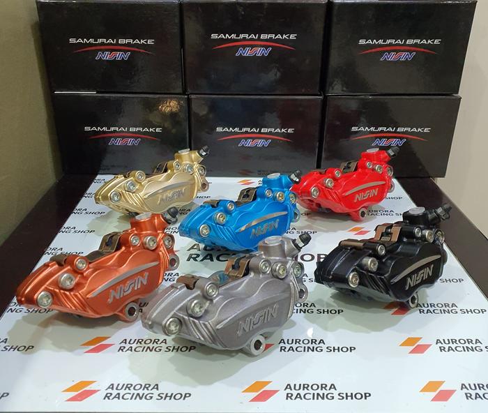 Gambar KALIPER DEPAN NISSIN 4 PISTON DISK 298 MM XMAX 250 - Gold dari Aurora Racing Shop undefined Tokopedia