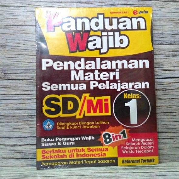 Gambar Panduan Wajib Pendalaman Materi Semua Pelajaran SD/MI Kelas 1 dari Yasmine Bookstore undefined Tokopedia