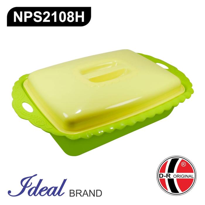 Gambar IDEAL NPS2108 Basi / Prasmanan Tutup Segi (38Cm * 26Cm) - Tutup Kuning dari IdealOfficial undefined Tokopedia