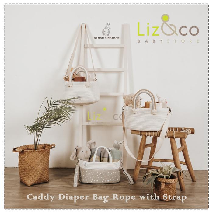 Gambar Ethan+Nathan Caddy Diaper Bag Rope with Strap dari Liznco babystore undefined Tokopedia