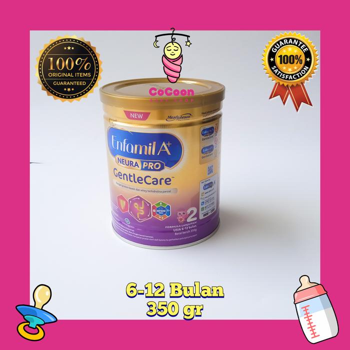 Gambar Susu Formula Bayi Enfamil A+ Gentle Care 2 6-12 Bulan 350 g 350gr dari cocoonbabyshop undefined Tokopedia