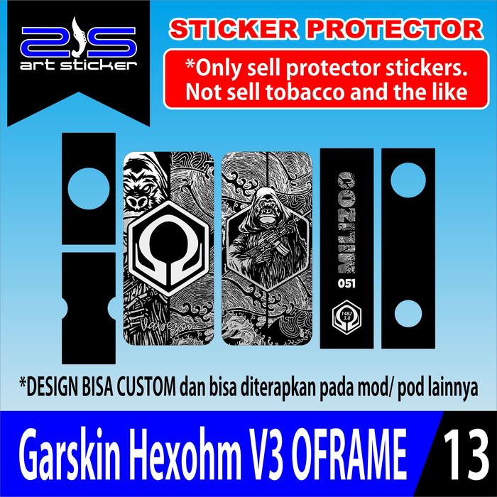 Gambar SKIN Sticker Garskin Hex ohm Oframe - MILIZOO dari Zis Art Sticker undefined Tokopedia
