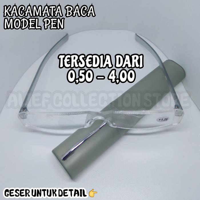 Gambar COD!! Kacamata Baca Plus Model Pulpen Bonus Lap, Packing 100% Aman dari Syahna Store Bekasi undefined Tokopedia