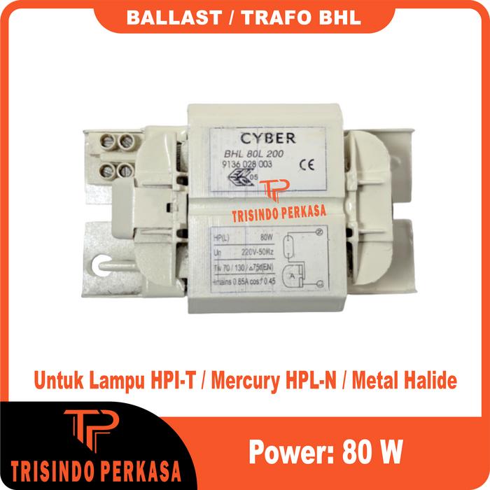 Gambar Ballast / Trafo BHL 80W dari Trisindo Perkasa undefined Tokopedia