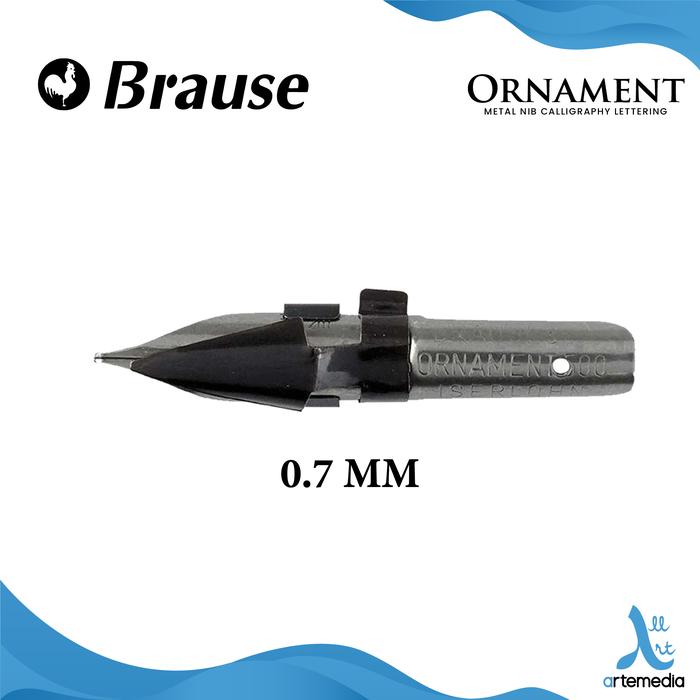 Gambar Mata Pena Kaligrafi Brause Ornament Metal Nib Calligraphy Lettering - ORNAMENT 0.7mm dari Artemedia_NEW undefined Tokopedia