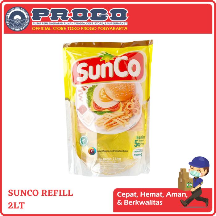 Gambar MINYAK GORENG SUNCO REFILL 2LT dari TOKO PROGO YOGYAKARTA undefined Tokopedia