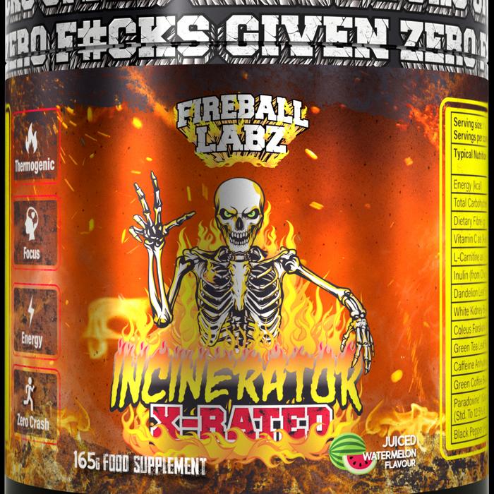 Gambar Pre Workout Fat Burn Incinerator X Rated Fireball Labz Pre WO XRated - Watermelon, SAMPLE SACHET dari Toko Otot undefined Tokopedia