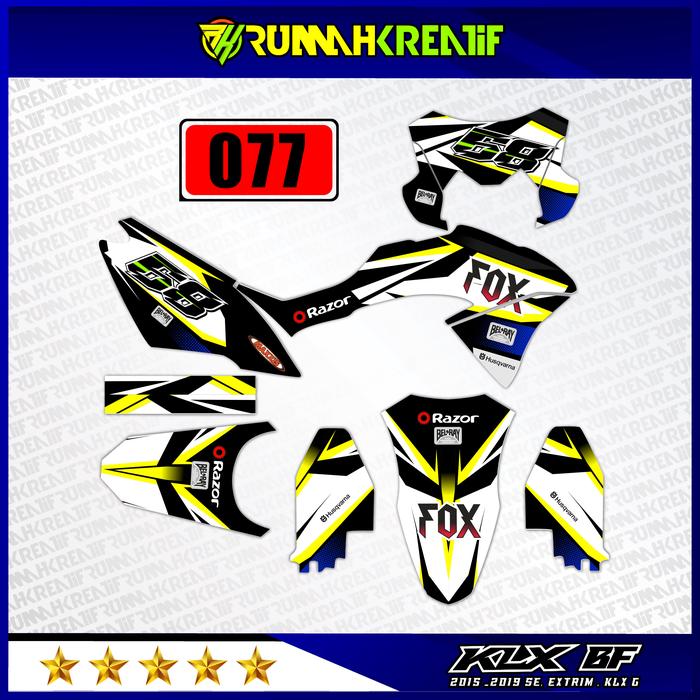 Gambar KLX BF 150 & KLX G 150 STRIPING DECAL VARIASI RK-08 - warna77 dari RK-JUARA undefined Tokopedia