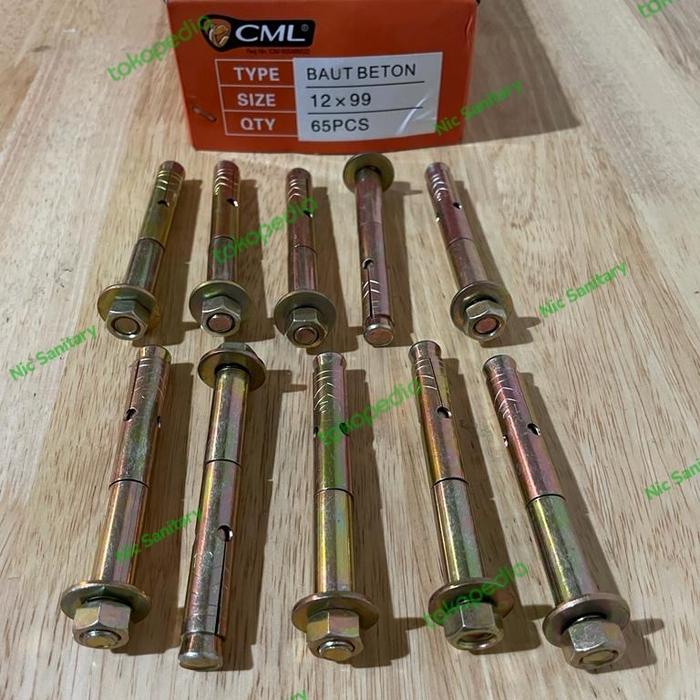 Gambar Baut dinabolt CAMEL 12 X 99 MM / baut beton CAMEL dari N88 SANITARY undefined Tokopedia