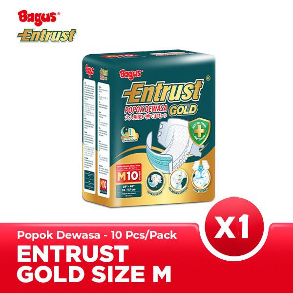 Gambar BAGUS - Popok Perekat Dewasa ENTRUST GOLD | Adult Diapers - M dari INTI MEDIKA STORE undefined Tokopedia