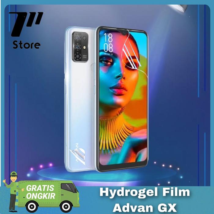 Gambar Advan GX - 6.82 inch Hydrogel Full Matte Anti Gores Screen Protector - Advan GX, Depan dari 777 Store.id undefined Tokopedia