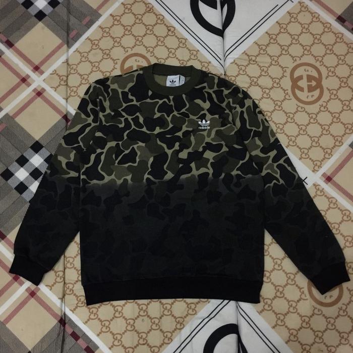 Adidas Trefoil Camo Crewneck Adidas Camo Jual Adidas Camo Crewneck