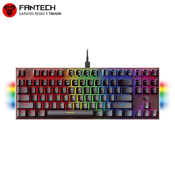 Gambar Fantech MAXFIT87 MK856 TKL Keyboard Gaming Mechanical - Black Edition, BLue Switch dari Ridista Online undefined Tokopedia