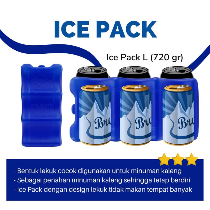 Gambar Ice Pack / Cool Pack / Cooler Pack KIS Ice Pack / Blue Ice Pack - L (720gr) dari Packaging Pendingin undefined Tokopedia