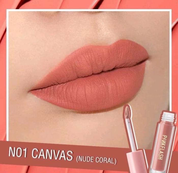 Gambar PINKFLASH MATTE LIP CREAM - N 01 dari make happy. id undefined Tokopedia