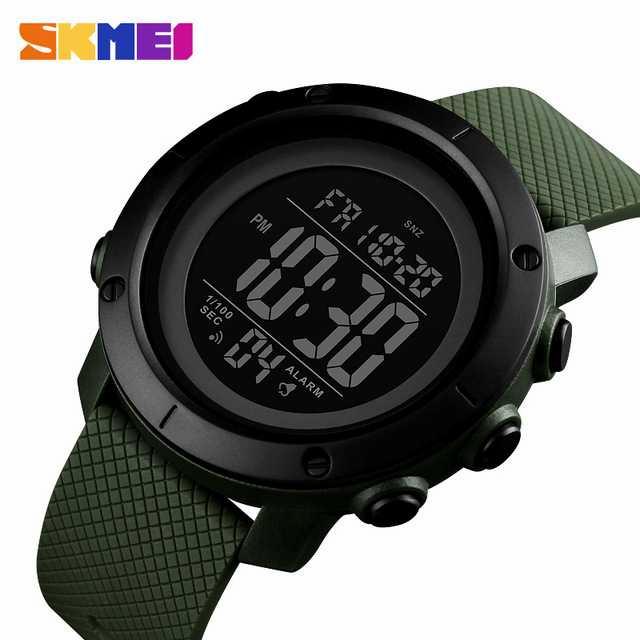 Gambar SKMEI 1426 Original Jam Tangan Pria Digital Sport Outdoor Anti Air 50M - hijau hitam dari SKMEI OFFICIAL SRG undefined Tokopedia