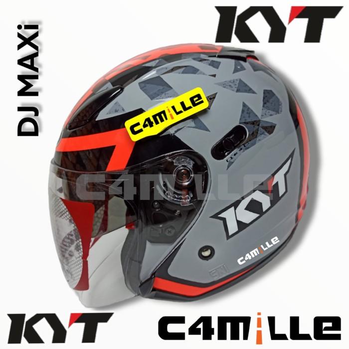 Jual HELM KYT DJ MAXI #1 ASPHALT GREY 