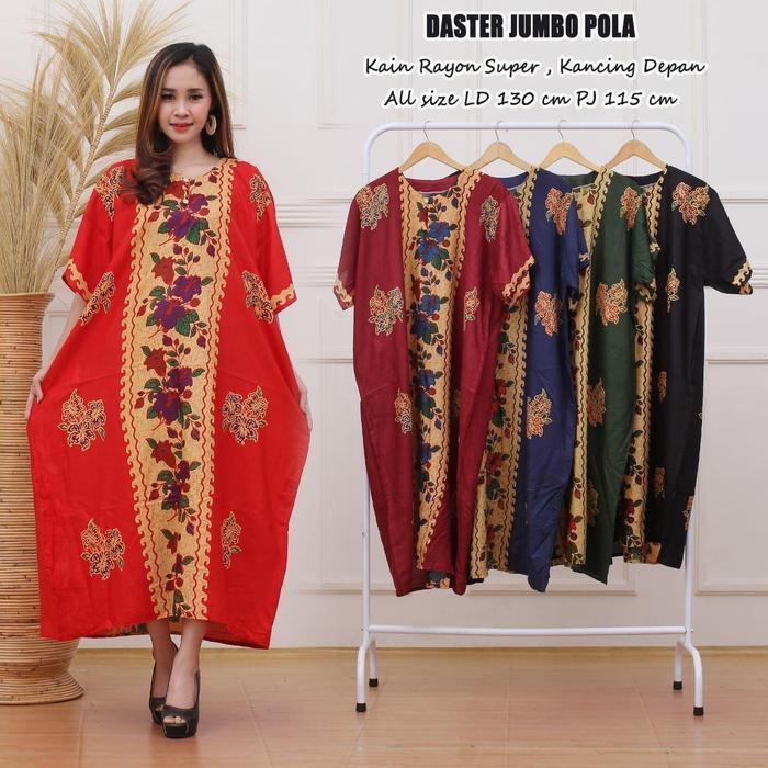 Gambar Daster Batik Jumbo Kancing 6 - lilin ld120 dari G Batik undefined 3 Tokopedia
