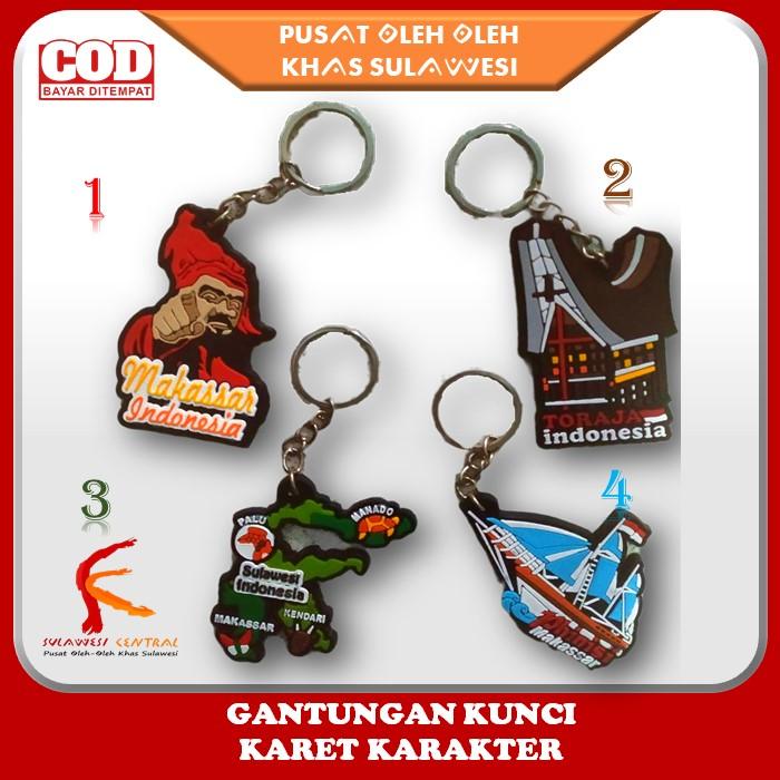 Gambar Gantungan Kunci Unik jenis Karet karakter Khas Sulawesi dari Sulawesi Central undefined Tokopedia