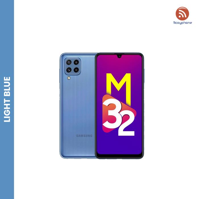 Gambar SAMSUNG GALAXY M32 6/128GB GARANSI RESMI SEIN - Light Blue dari Acoyphonecell undefined Tokopedia