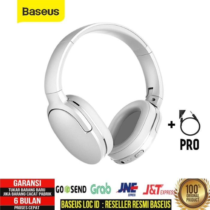 Gambar Baseus D02 Pro Foldable Headphone Bluetooth Wireless/Wired V5.0 Earphone - Putih dari Baseus Loc id undefined Tokopedia