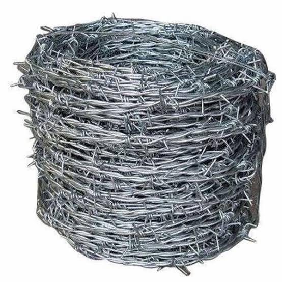 Jual Kawat Duri kg galvanis, panjang sekitar 48 meter Kab