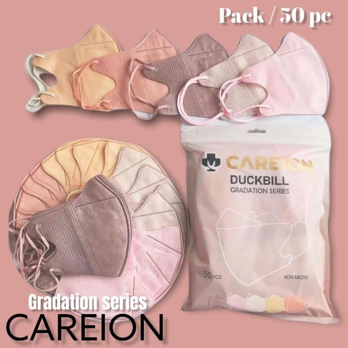 Gambar Masker Careion Duckbill Gradation isi 50 pcs ready - GradatioSaphire dari oilhoney undefined 4 Tokopedia