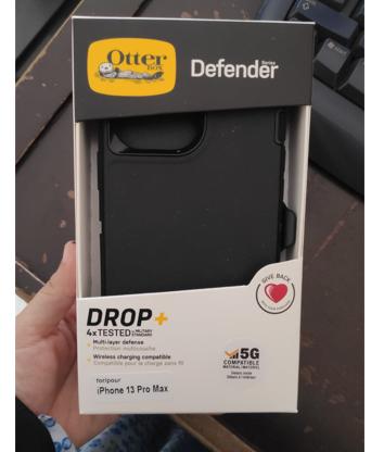 Jual OTTERBOX DEFENDER IPHONE 12 13 pro max REAL PIC BELT HOLSTER