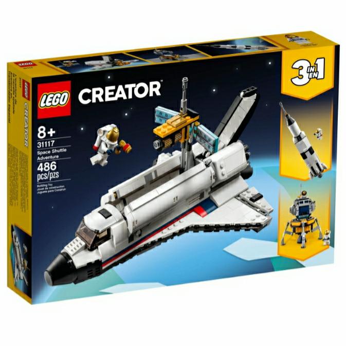 Gambar Lego 31117 - Creator - Space Shuttle Adventure - 486 Pieces dari Bricks and Plants undefined Tokopedia