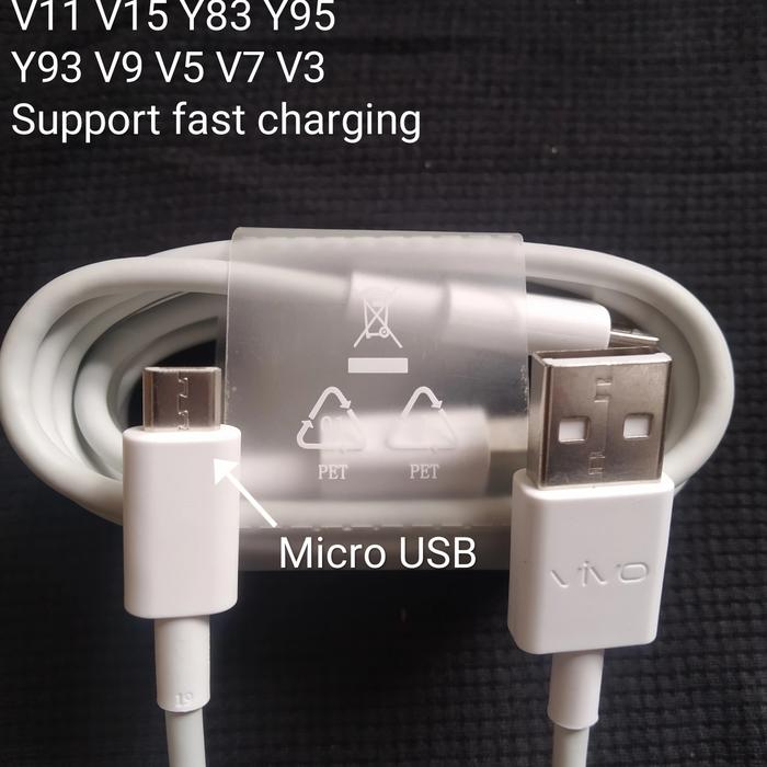 Data Cable Vivo V15 Ka Charger VIVO USB Kabel Data Charger Casan