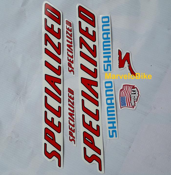 Gambar Stiker Sepeda SPECIALIZED - Merah dari MarveloBike undefined Tokopedia
