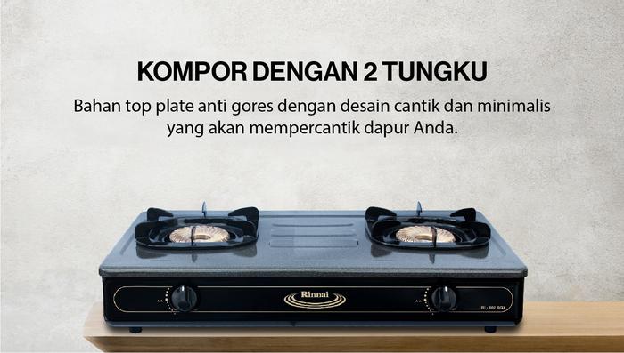 Jual Rinnai RI 602 BGX - Kompor Gas 2 Tungku - Kota Medan - Fff - Houseware  | Tokopedia
