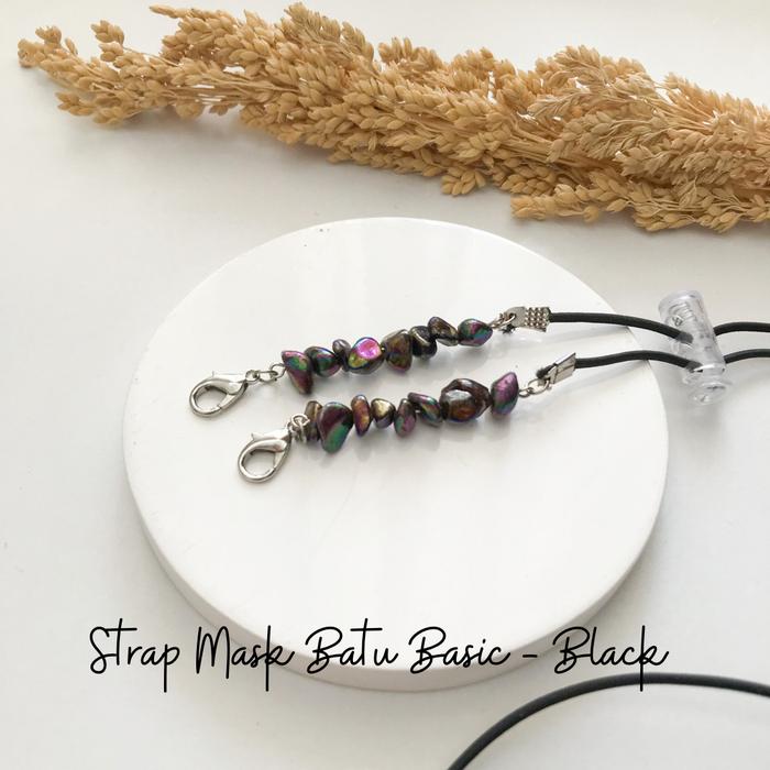 Gambar Strap Masker Batu Basic - Black dari Dazscarf undefined Tokopedia