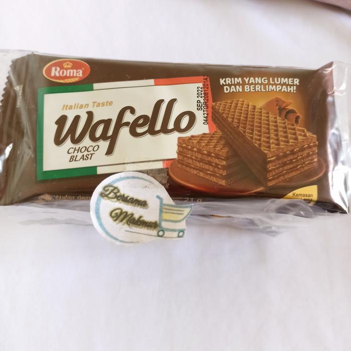 Gambar Roma WAFELLO Wafer (10 pcs @ 20.5 g) - Choco Blast dari Bersama Makmur shop undefined Tokopedia