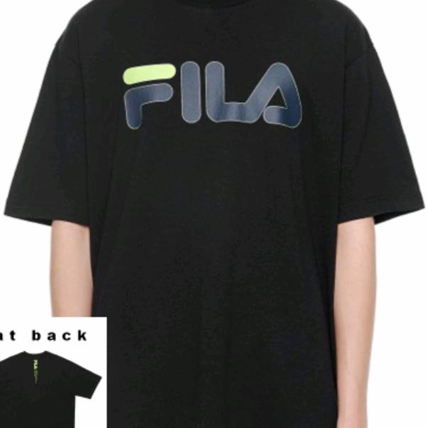 Gambar T-shirt FILA neon 3D original % kaos Fila 3D - linear black, XS dari Susu gym bro undefined Tokopedia