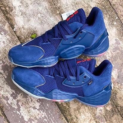 Basketball Harden Vol Navy Blue Adidas Harden Volume Mens