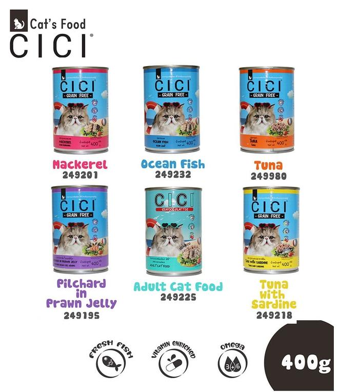 Gambar CICI Cat Food Kaleng 400gram - KITTEN SARDINE dari LuckyAngels undefined Tokopedia